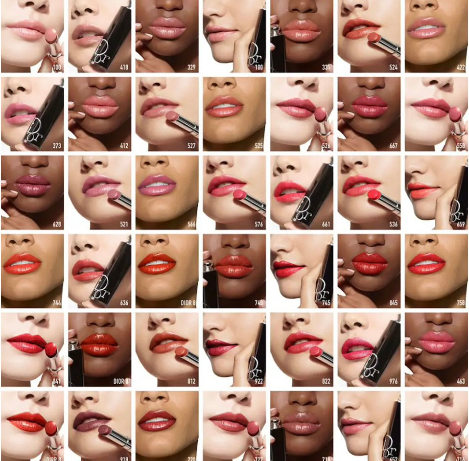 Recharge Dior Addict - Recharge rouge à lèvres brillant - Soin floral hydratant