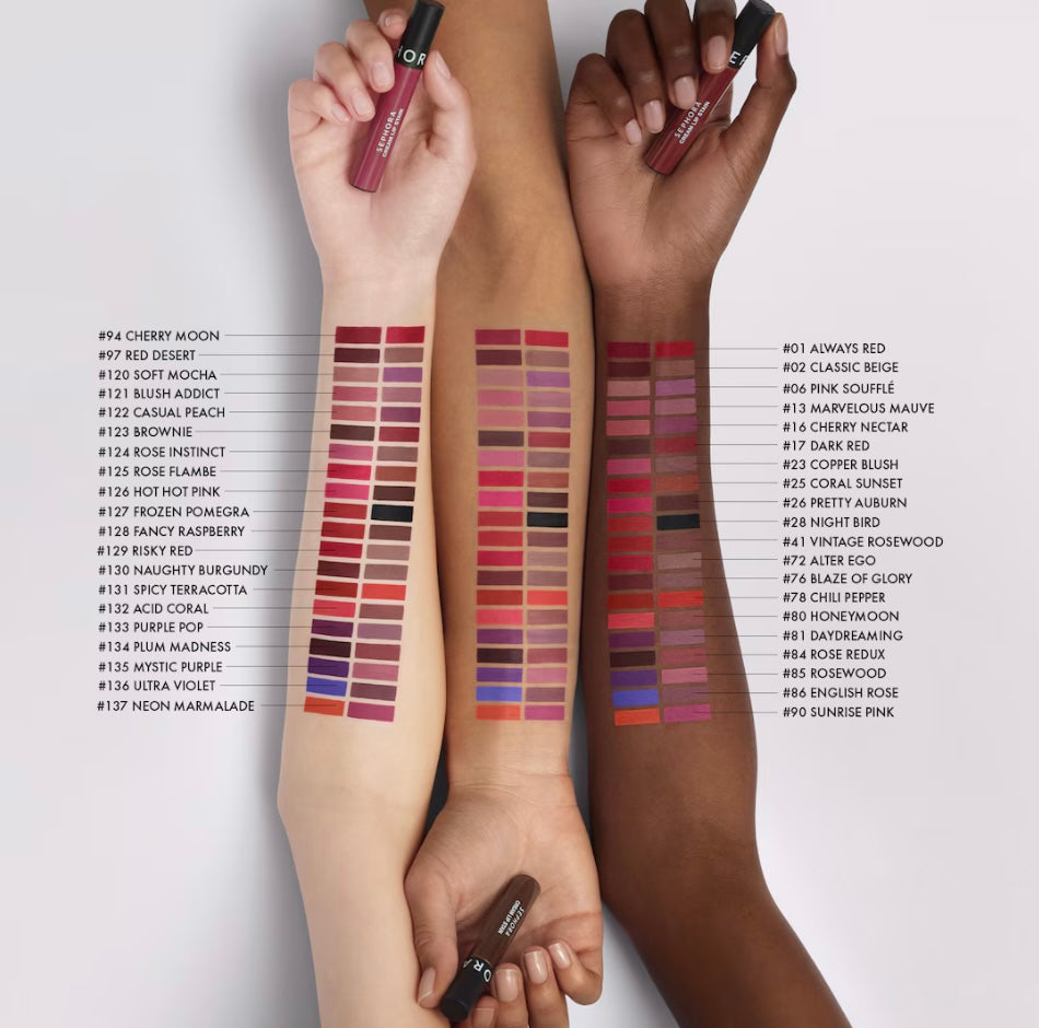 Cream Lip Stain - Rouge Velouté Sans Transfert - Rouge À Lèvres Liquide Mat