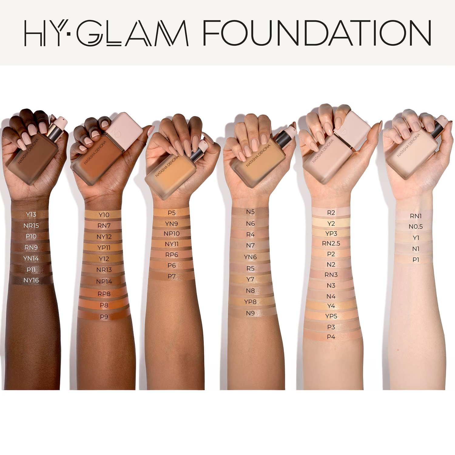 NATASHA DENONA HY-GLAM Foundation - Fond de teint