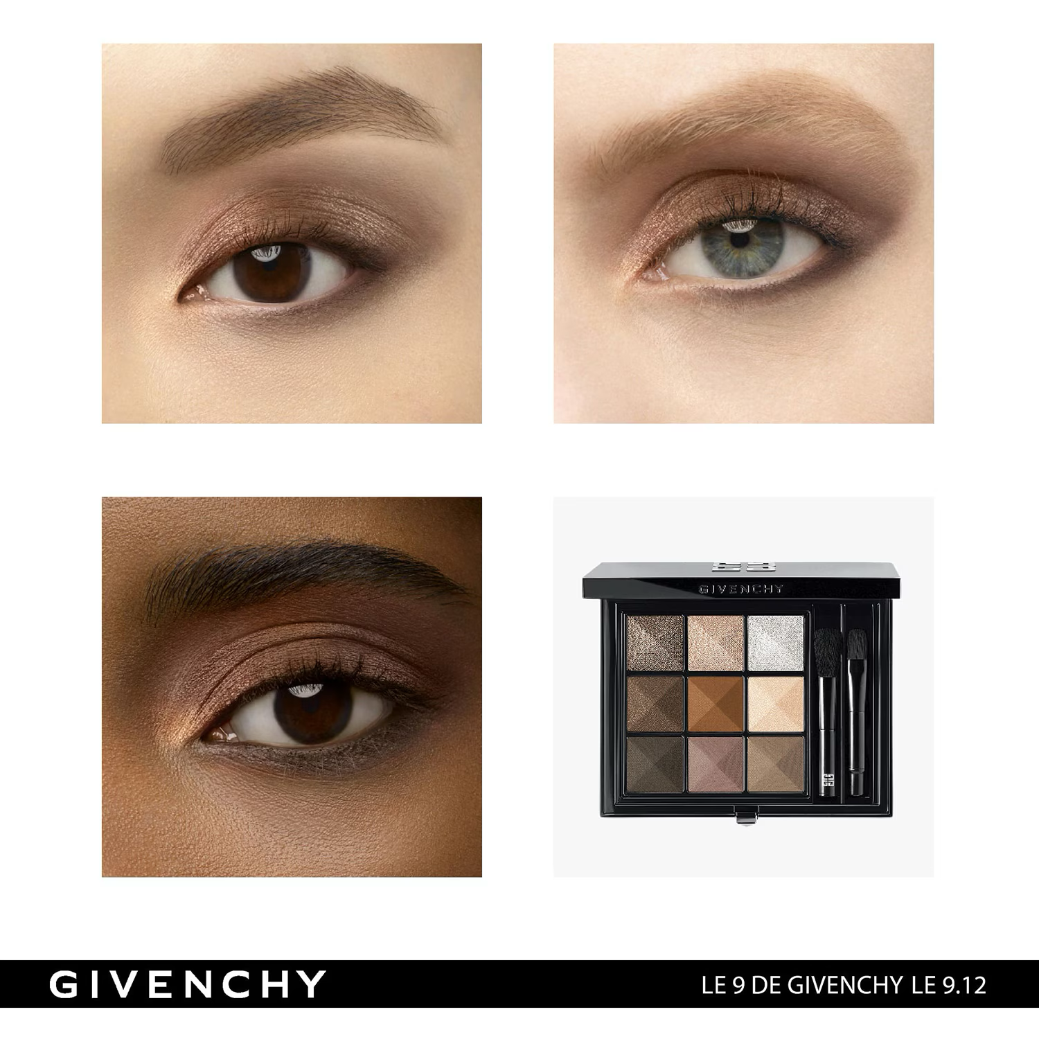 Le 9 de Givenchy - Palette Fards à Paupières Multi-Finis Tenue 12h