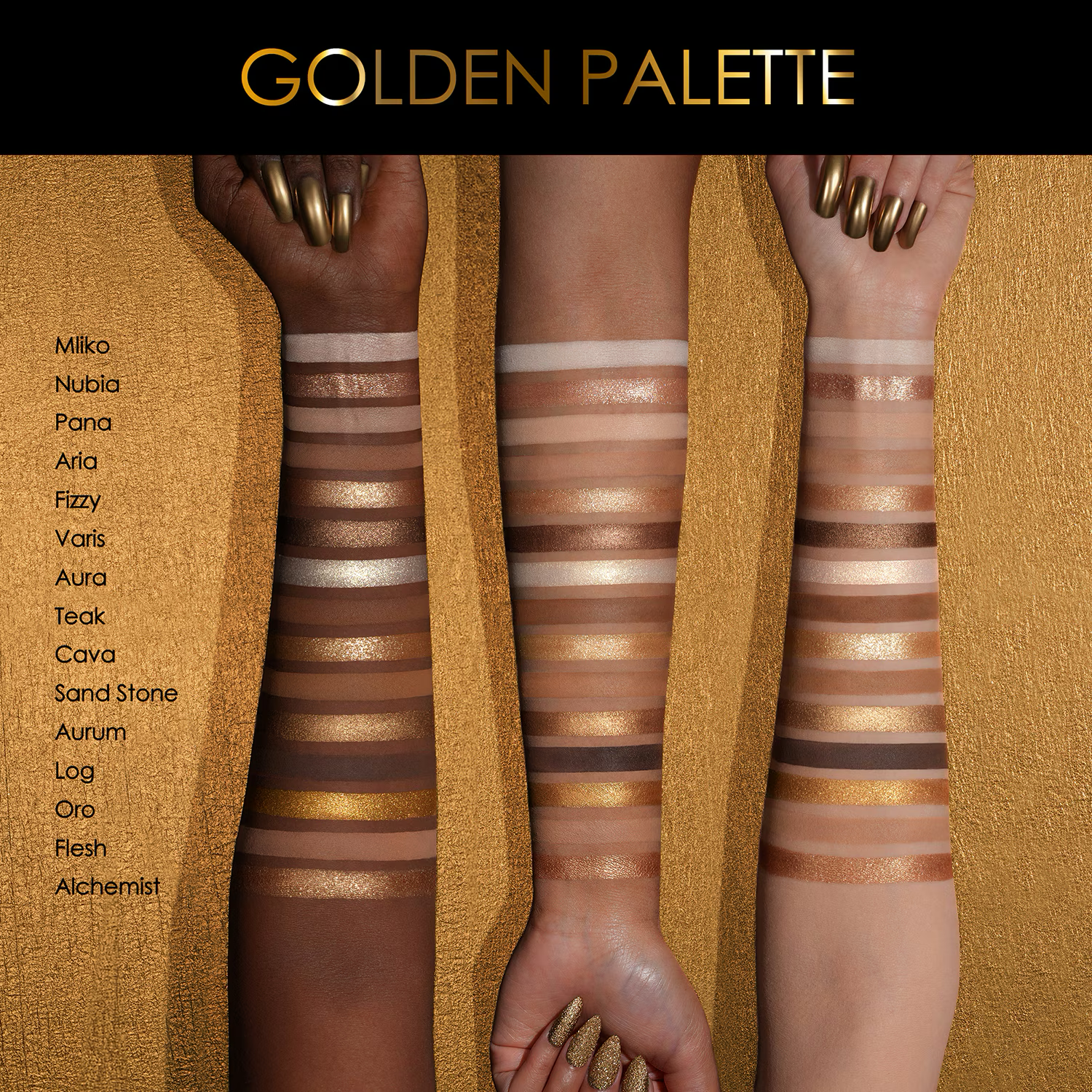 Golden Palette - Palette de fards à paupière