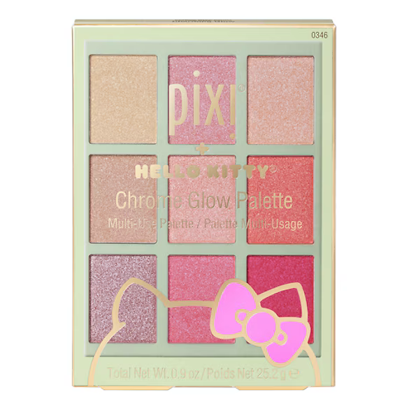 Pixi + Hello Kitty Chrome Glow Palette - Palette visage multi-usage