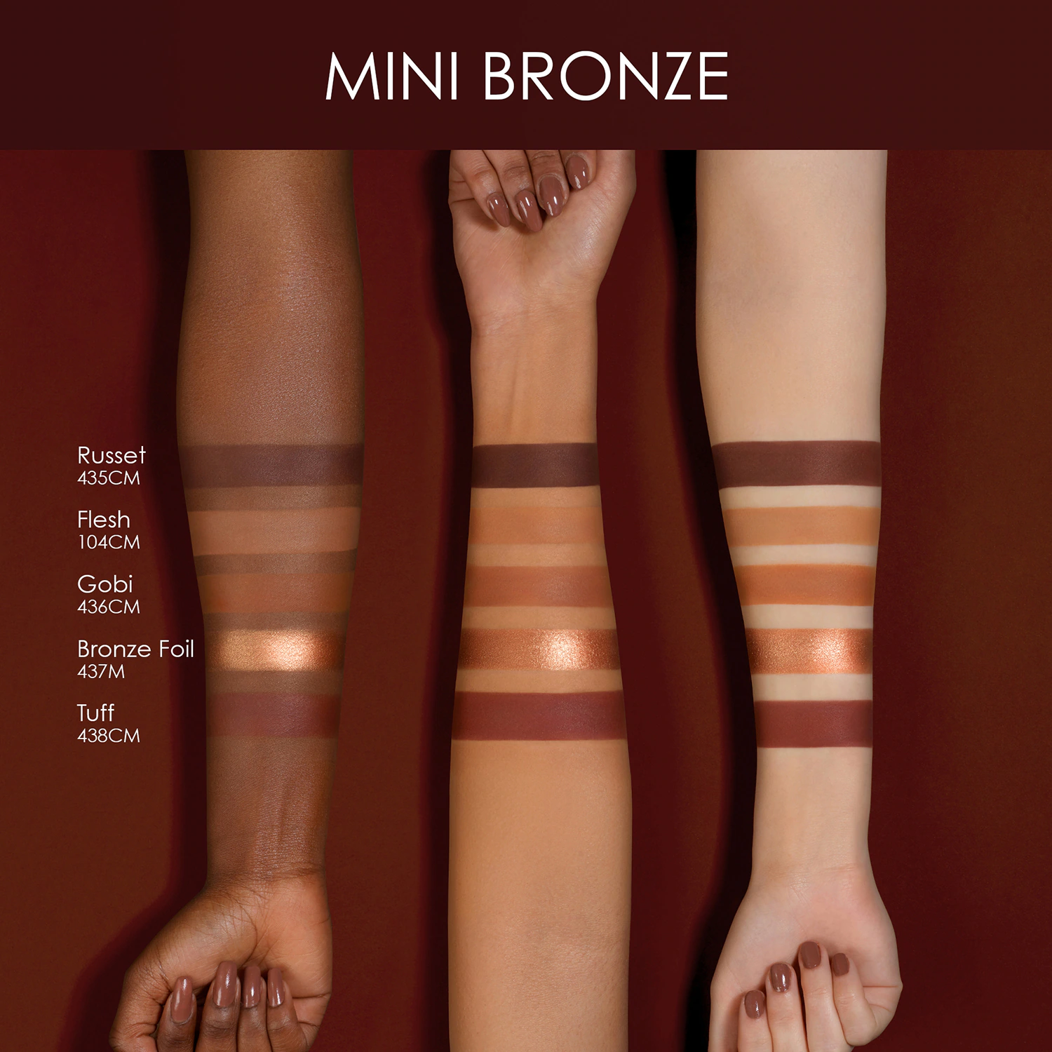 Mini Bronze - Mini Palette De Fards À Paupières Format Voyage